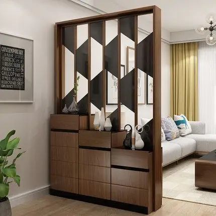 北欧玄关柜隔断柜鞋柜多功能间厅柜隔断屏风进门客厅玄现代简约