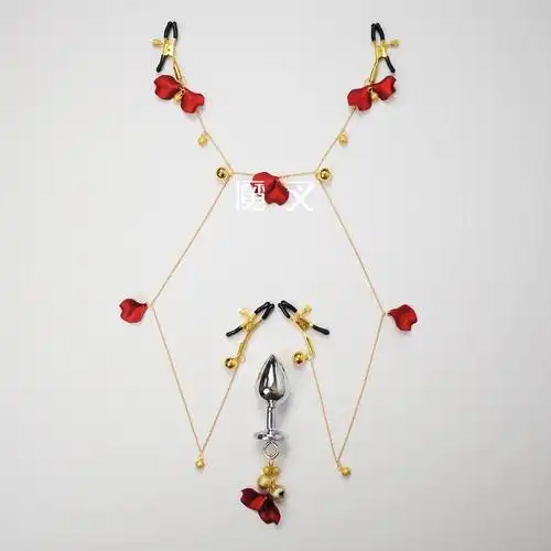 吉祥小炮阴帝夹下体调教阴蒂乳夹惩罚刺激乳头阴夹sm