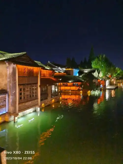 浙江乌镇!夜景美不胜收! - 抖音
