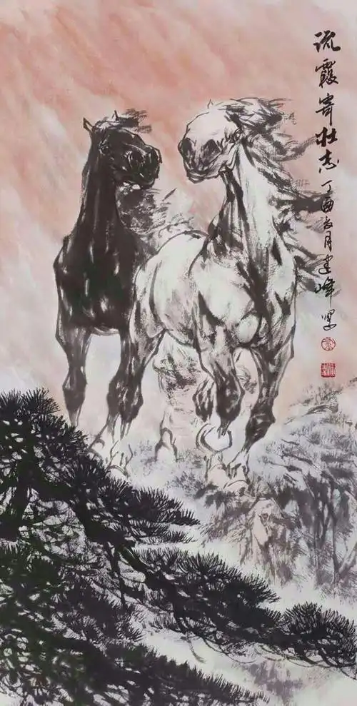 画家乔建峰:此马非凡马