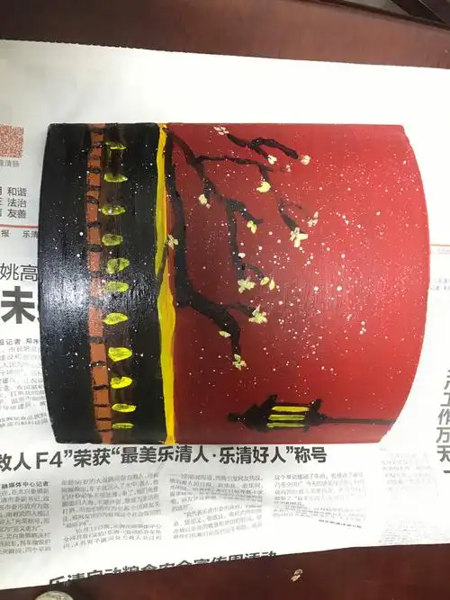 幼儿园作业瓦片画