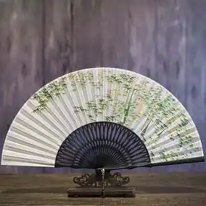 工艺古典折扇子图片