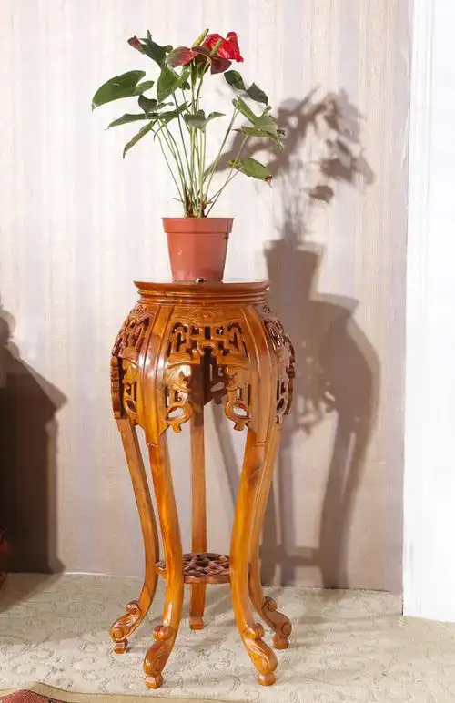 普瑞玛欧式柚木盆景架