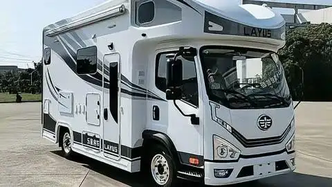 一汽解放轻卡插电混动房车,3月10日成都洛带房车展上市发布