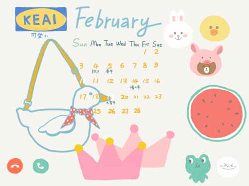 手绘 2019日历(未完)