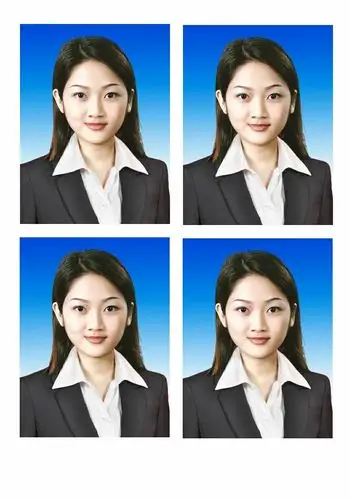 二寸完美证件照(女士)