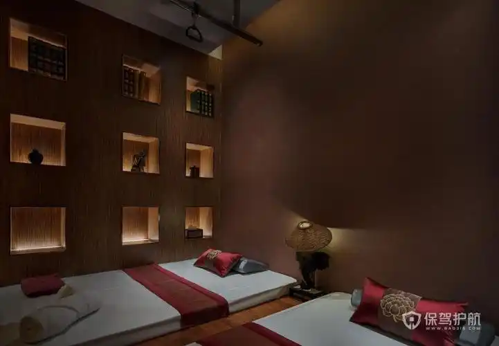 泰式风格按摩会所泰式按摩室装修效果图