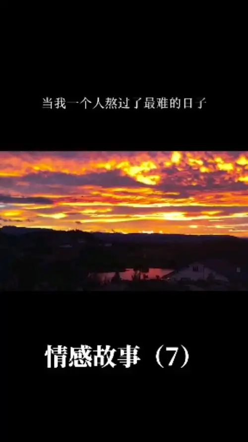 扎心情感语录#当我一个人熬过了最难的日子,就不再想找任何依靠,不怨