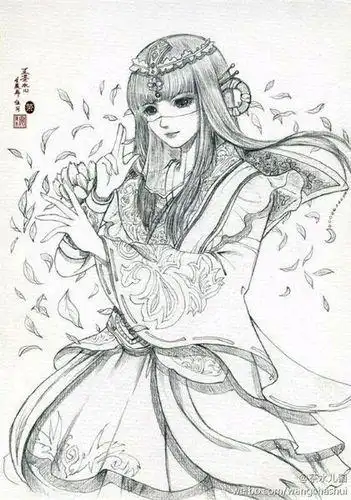 少司命简笔画q版秦时明月动物简笔画