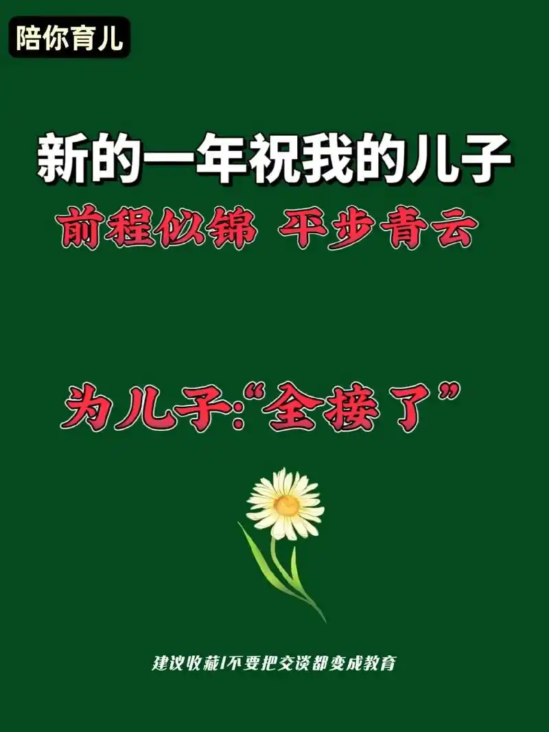 新的一年,祝我的儿子前程似锦平步青云.#祝福孩子 #祝大家2 - 抖音