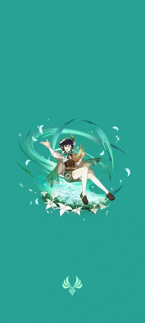 原神风神温迪巴巴托斯图片壁纸