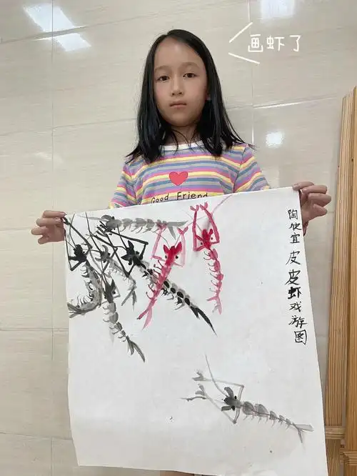 写意画创作技法:虾的画法白石老人创造画虾之法后,很多人都在此基础上