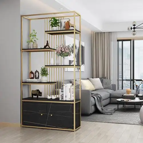 入户门小户型网红屏风隔断柜客厅双面玄关柜美式餐厅酒柜简约现代