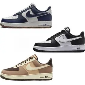 nike耐克男鞋air force 1 af1海军蓝生胶底空军女鞋板鞋dq7659