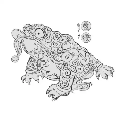 国潮ip茶宠五神兽金蟾