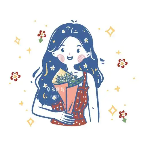 照片蓝调豆豆小眼卡通漫画头像版照转手手绘情侣卡通