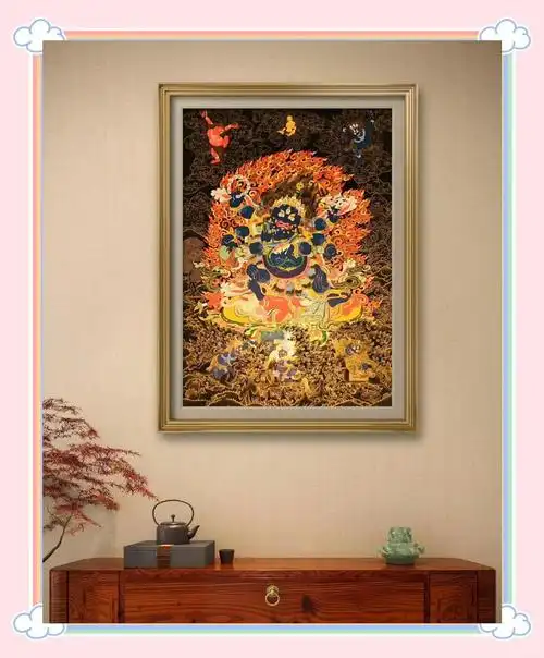 尼泊尔24k金大黑天菩萨像亮相