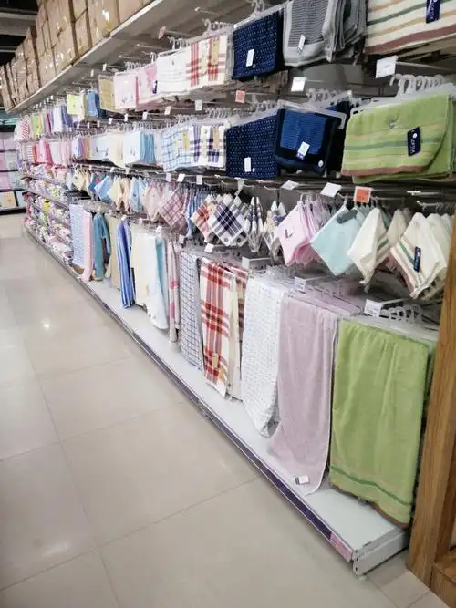 崇阳店针棉毛巾陈列
