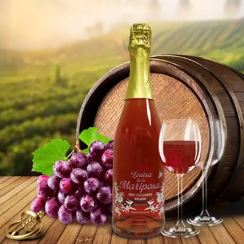 路易斯半干桃红起泡葡萄酒