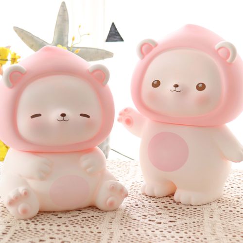 创意大号网红搪胶大容量防摔可爱儿童硬币存钱罐摆件储蓄罐