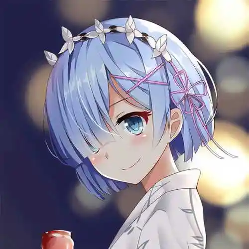 动漫头像,蕾姆头像,蕾姆福利本子