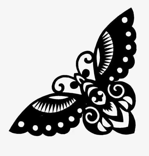 中国风蝴蝶传统文化艺术镂空剪纸