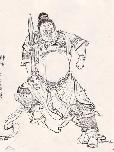 封神演义人物白描_封神榜吧_百度贴吧