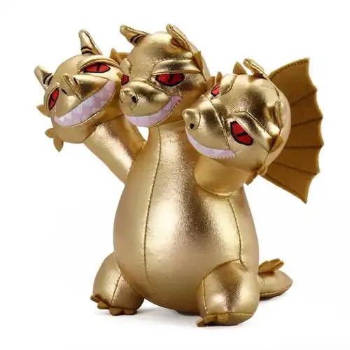 跨境新品king ghidorah plush哥斯拉王者基多拉毛绒玩具公仔玩偶