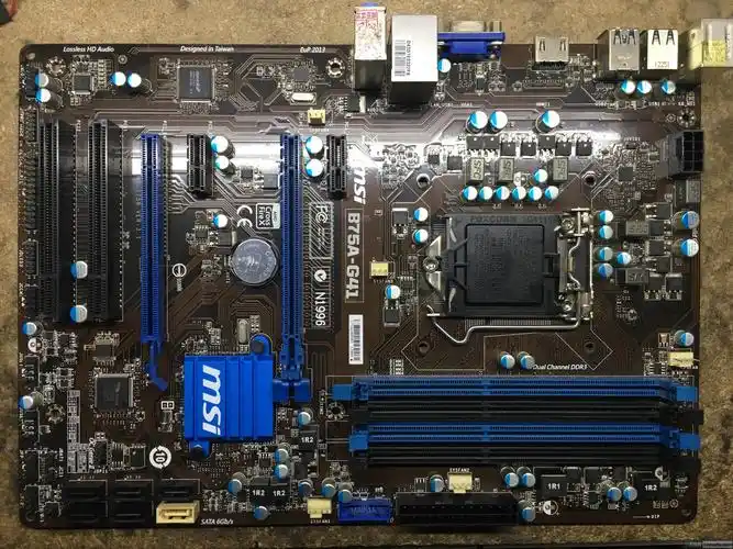 微星b75a-g41跑码不正常,刷新bios修复