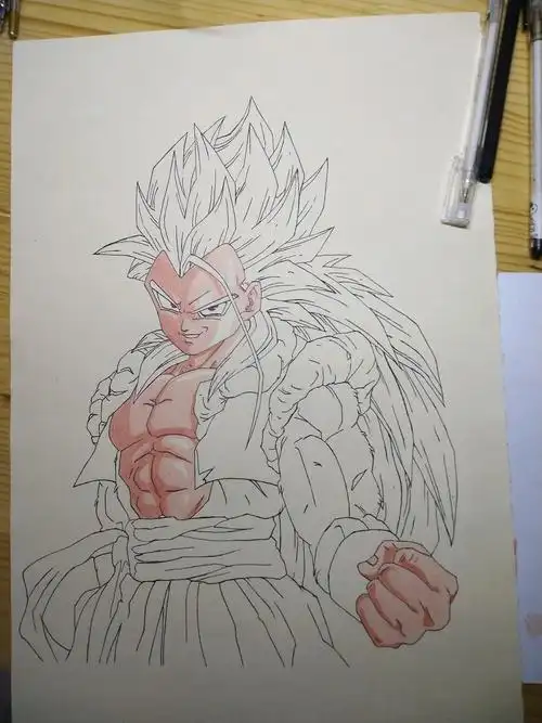 彩铅入门之七龙珠悟吉塔