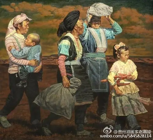 赵嘉陵油画------历次入选全国美展作品篇