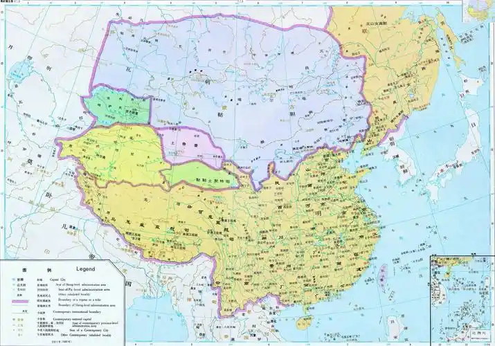 地图库 历史地图 中国史稿地图 >> 历史地图:明时期全图(二)  分国