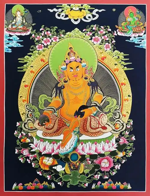 钻石5d藏族十字绣秀贴砖石大幅绣满魔方财神十字绣套件