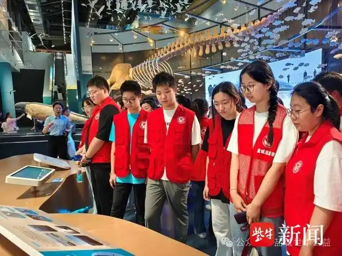 盐城世华公益组织高中生走进黄海湿地博物馆,探索湿地奥秘_保护_活动