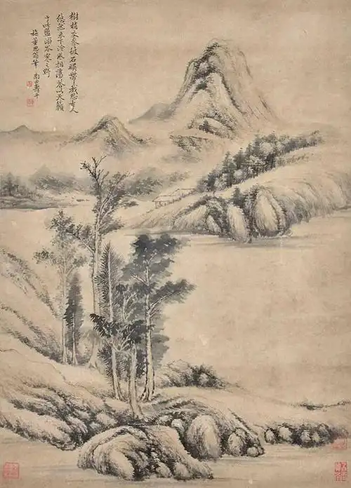 清初六大家之一恽南田山水画欣赏