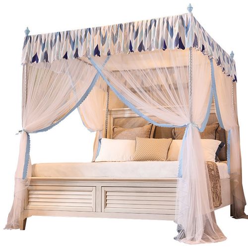 8m床1.5米纹账欧式帐子夏天防蚊帐