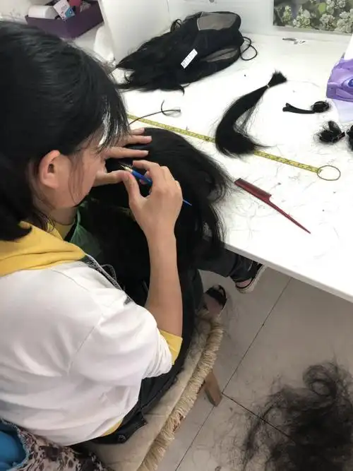 男发块假发男士短发quiff短发可背头帅气男士织发补发青岛假发