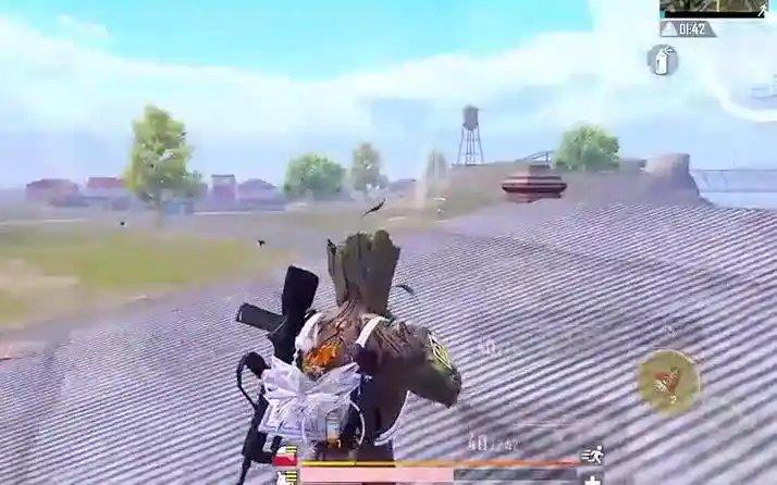 和平精英空岛集结:1决赛圈的最后一波毒圈1v2敢拼才会