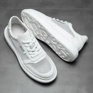 2022夏季新款透气男鞋夏天韩版潮流户外系带网鞋网面透气休闲鞋