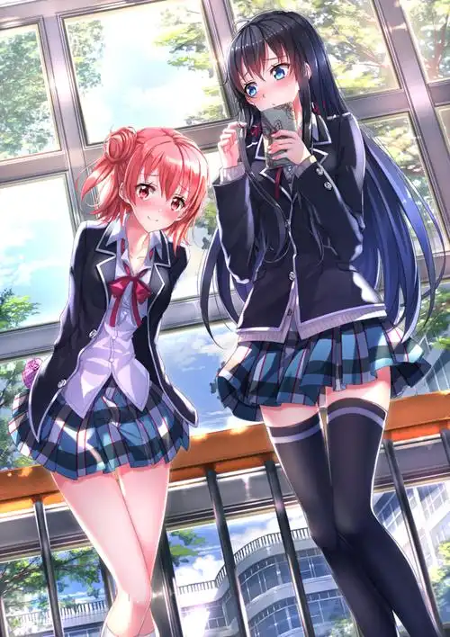 二次元#校服#动漫美女壁纸图