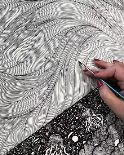 老师说把素描线条练成这样, 你的基本功就扎实了