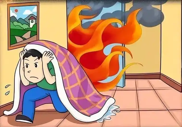 西郊区堆佳2分区,一民宅烧香不慎发生火灾,导致房子里的家具全被烧毁