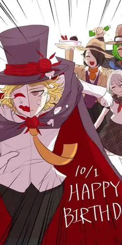 《弹丸论破》三王寺帝,动漫全面屏壁纸,强力的火系魔法师