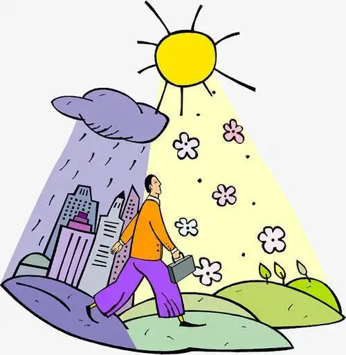 晴天人的简笔画