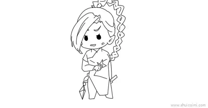 梅花十三儿童画怎么画 梅花十三简笔画步骤