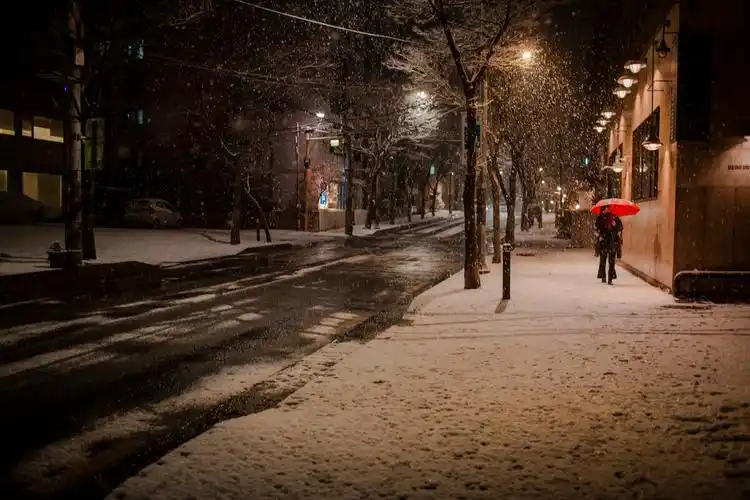 不记得是第几场大雪了雪景真的好梦幻街道也很温暖