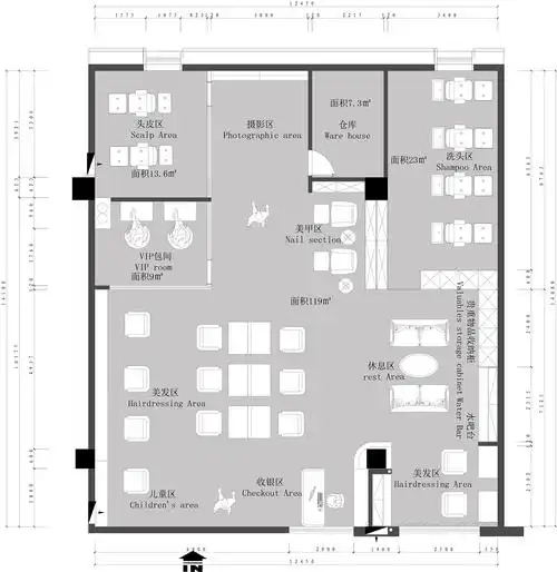 ltt salon理发店设计方案