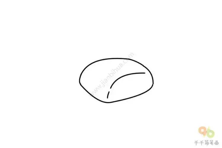 草莓味的小馒头简笔画