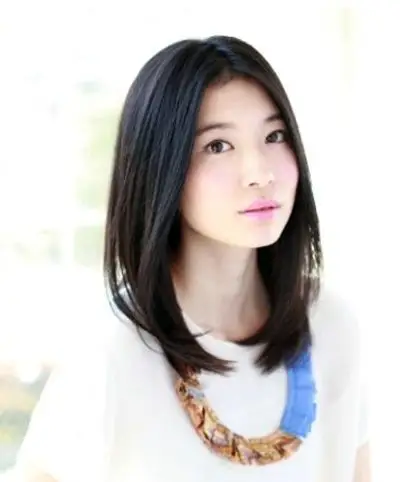 中分直发好看吗 附图片,直发图片,发型图片