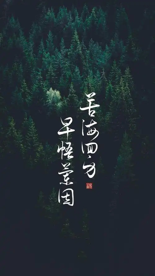 唯美古风文字语录图片手机壁纸